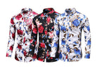 Cole | Stylish Floral Button-Up Shirt - Valereo