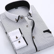 Men's Button-Down Shirt Contrast Trim