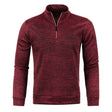 Men's Quarter Zip Sweater Long Sleeve