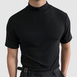 Men's Mock Neck T-Shirt Slim Fit