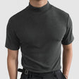 Men's Mock Neck T-Shirt Slim Fit