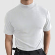 Men's Mock Neck T-Shirt Slim Fit