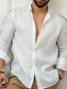 Daniel | Breathable Linen Button-Up Shirt - Valereo