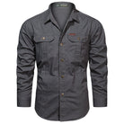 Daniel | Casual Cotton Cargo Shirt - Valereo