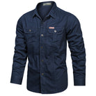 Daniel | Casual Cotton Cargo Shirt - Valereo