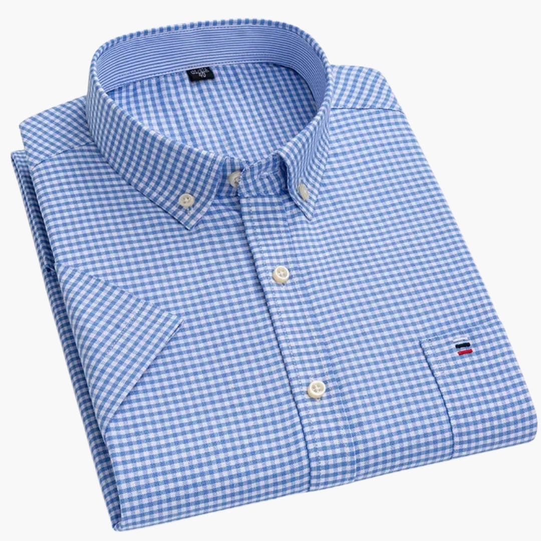 Daniel | Classic Plaid Button-Up Shirt - Valereo