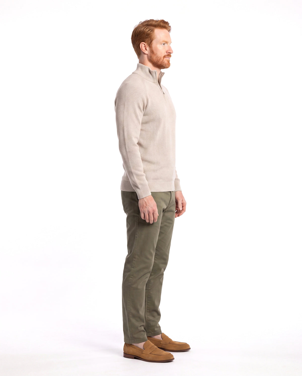 Daniel | Classic Quarter-Zip Knit Sweater - Valereo