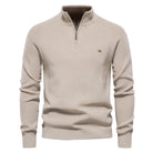 Daniel | Classic Quarter-Zip Knit Sweater - Valereo