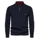 Daniel | Classic Quarter-Zip Knit Sweater - Valereo