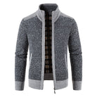 Daniel | Cozy Fleece-Lined Knit Cardigan - Valereo