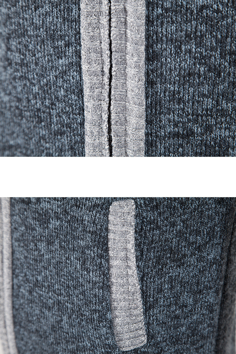 Daniel | Cozy Fleece-Lined Knit Cardigan - Valereo