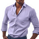 Daniel | Elegant Slim-Fit Button-Up Shirt - Valereo