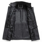 Daniel | Refined Wool Layered-Collar Peacoat Jacket - Valereo