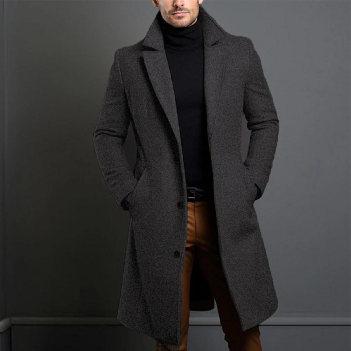 Daniel | Refined Wool Trench Coat - Valereo