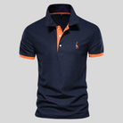 Daniel | Stylish Contrast Trim Polo Shirt - Valereo