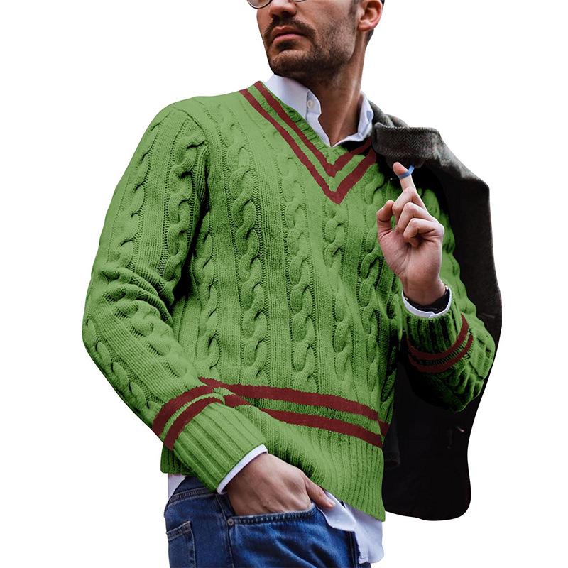 Daniel | Timeless Cable Knit Cricket Sweater - Valereo