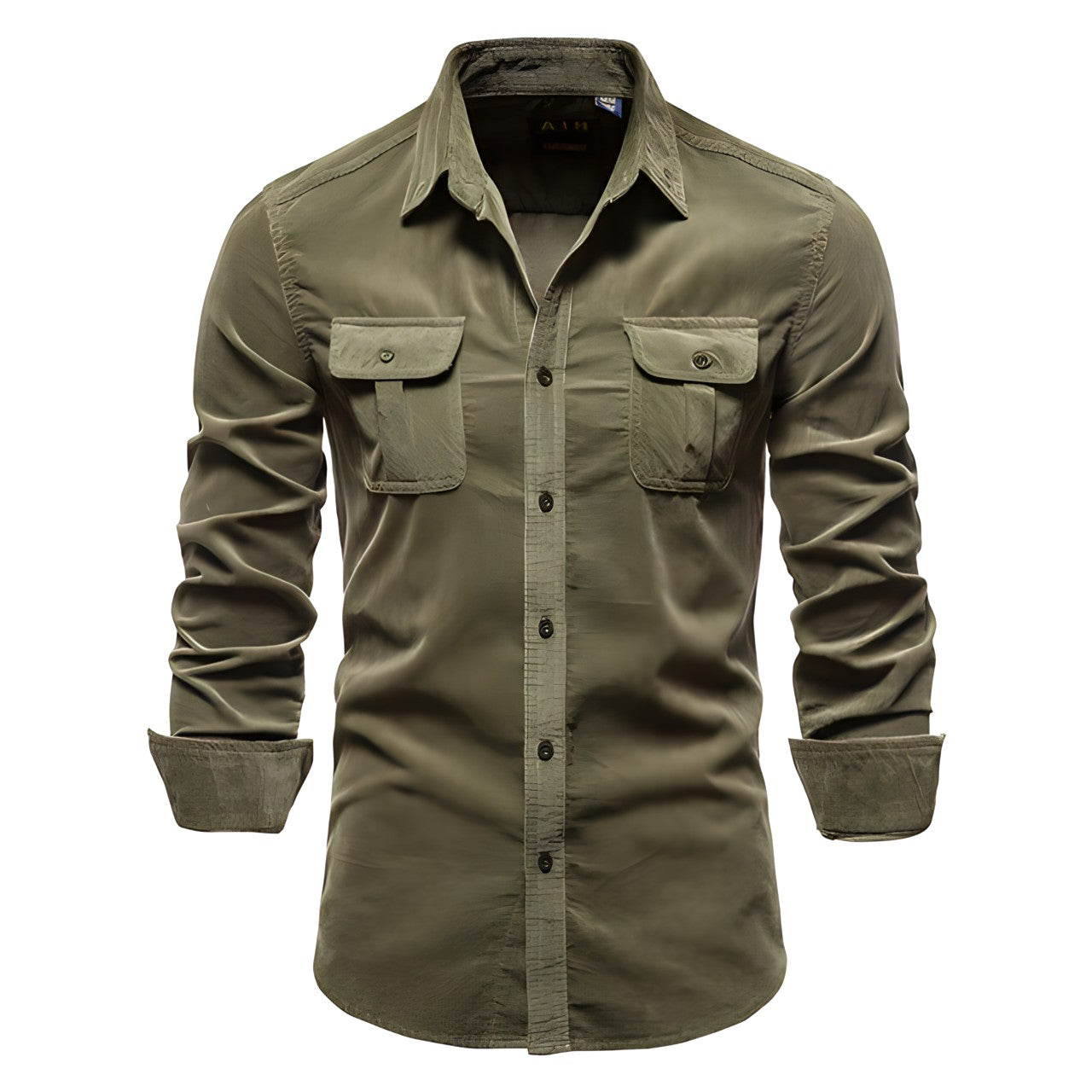 David | Casual Cotton Pocket Shirt - Valereo