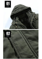 David | Cozy Fleece-Lined Hooded Parka Jacket - Valereo