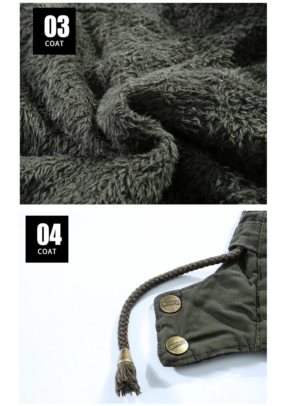 David | Cozy Fleece-Lined Hooded Parka Jacket - Valereo
