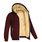 David | Cozy Sherpa-Lined Zip Hoodie - Valereo