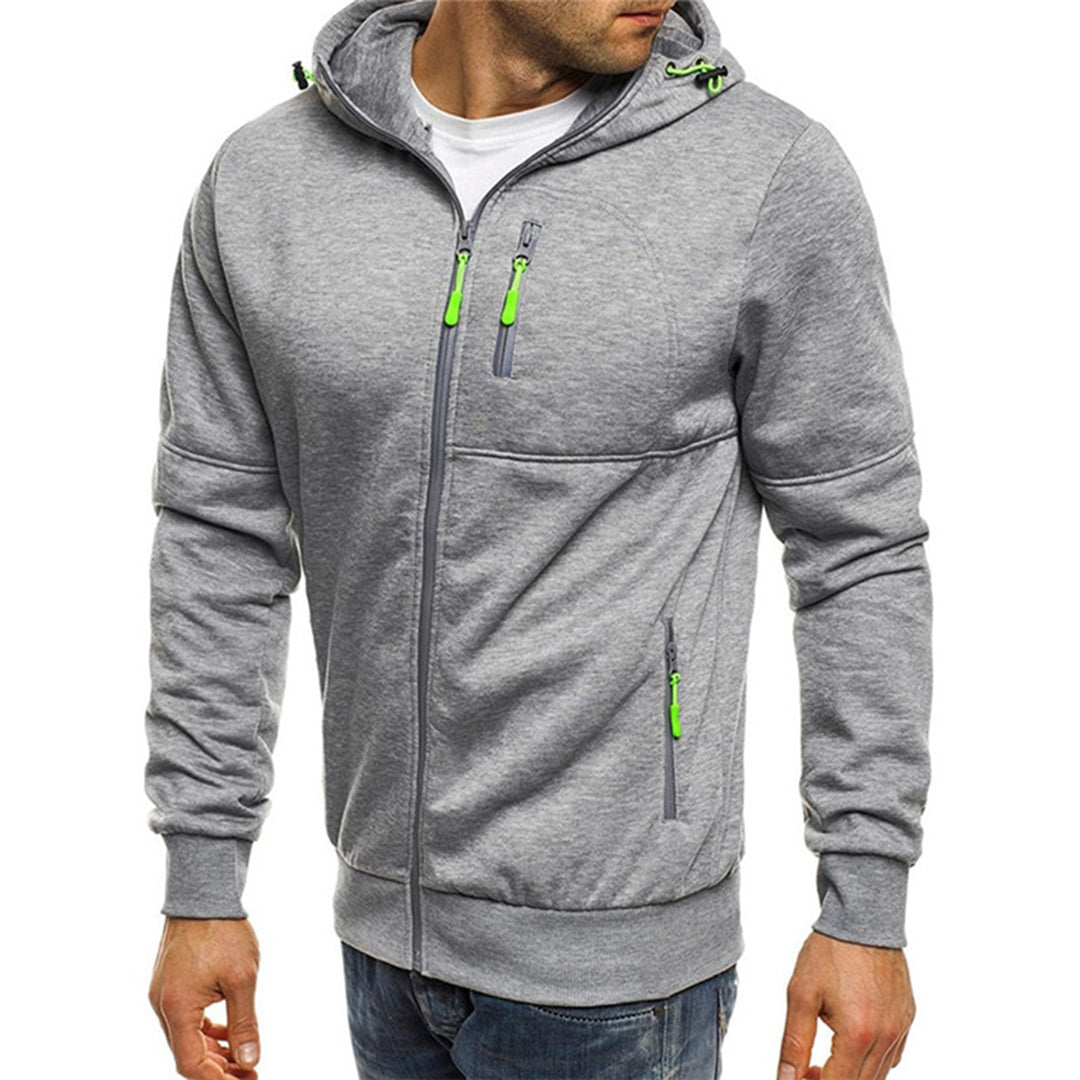 David | Modern Zip-Up Sport Hoodie - Valereo