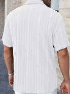 David | Stylish Textured Knit Shirt - Valereo