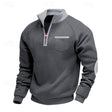 Dennis | Modern Fleece Quarter-Zip Sweatshirt