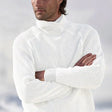 Men's Cashmere Turtleneck Sweater Ribbed Knit