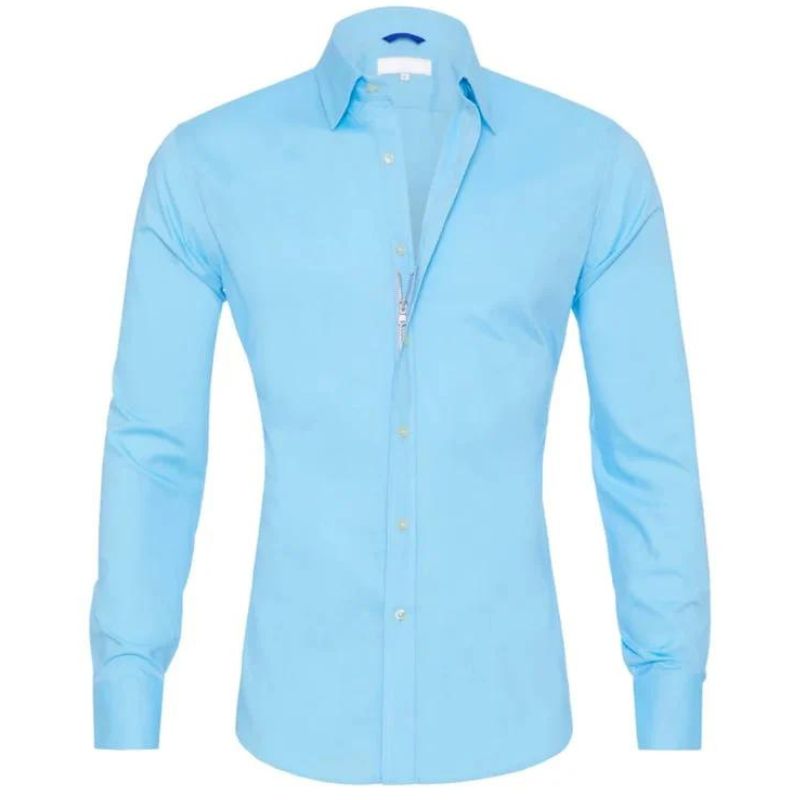 Ethan | Modern Slim-Fit Button-Up Shirt - Valereo