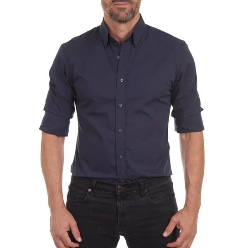 Ethan | Modern Slim-Fit Button-Up Shirt - Valereo