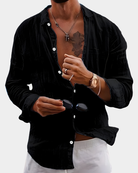 Ethan | Relaxed Linen Button-Up Shirt - Valereo