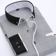 Men's Button-Down Shirt Contrast Trim