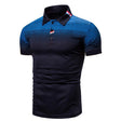 Men's Short Sleeve Polo Shirt Ribbed Collar