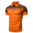 Men's Short Sleeve Polo Shirt Ribbed Collar