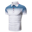 Men's Short Sleeve Polo Shirt Ribbed Collar