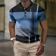 Men's Colorblock Polo Shirt Short Sleeve
