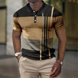 Men's Colorblock Polo Shirt Short Sleeve