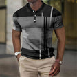 Men's Colorblock Polo Shirt Short Sleeve