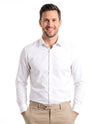 Men's Cotton Shirt with Refined Collar