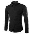 Men's Wrinkle-Free Button-Up Shirt Long Sleeve