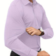 Men's Slim Fit Button-Down Shirt Long Sleeve