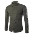 Men's Wrinkle-Free Button-Up Shirt Long Sleeve