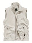 Men's Utility Vest Zip Pockets