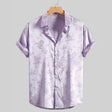 Men's Satin Floral Shirt Relaxed Fit