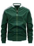 Men's Track Jacket Striped Sleeves