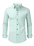 Men's Long Sleeve Dress Shirt Slim Fit