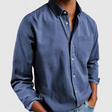 Men's Cotton Linen Shirt Loose Fit