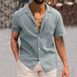 Men's Short Sleeve Shirt Comfortable Fit