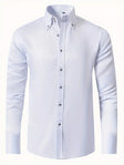 Men's Button-Down Dress Shirt Long Sleeve