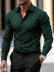 Men's Button-Down Dress Shirt Long Sleeve
